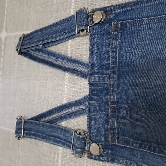 MADEWELL Adirondack Short Overalls in Denville Wash, Size S - Picture 10 of 15